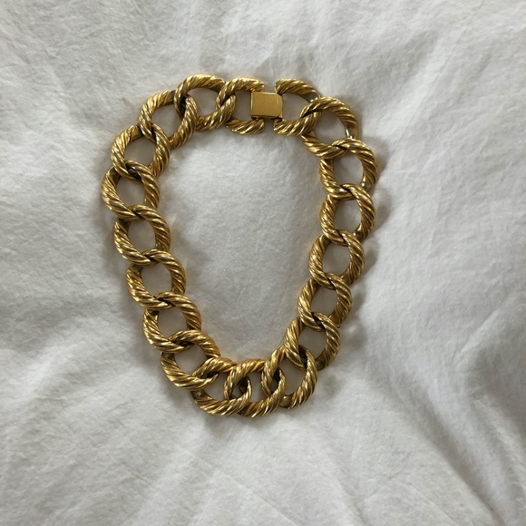 Vintage Jewelry - Vintage Gold Link Necklace